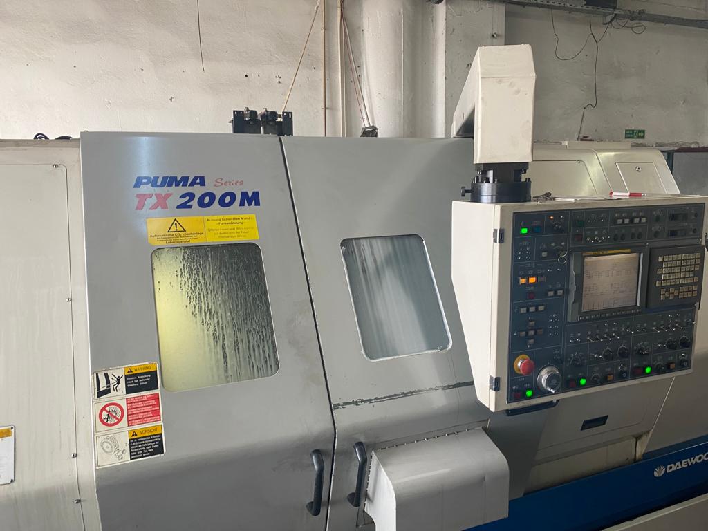 DAEWOO PUMA  TX200M C EKSENLİ ÇİFT TARET ÇİFT SPİNDLE  CNC torna Tezgahı 